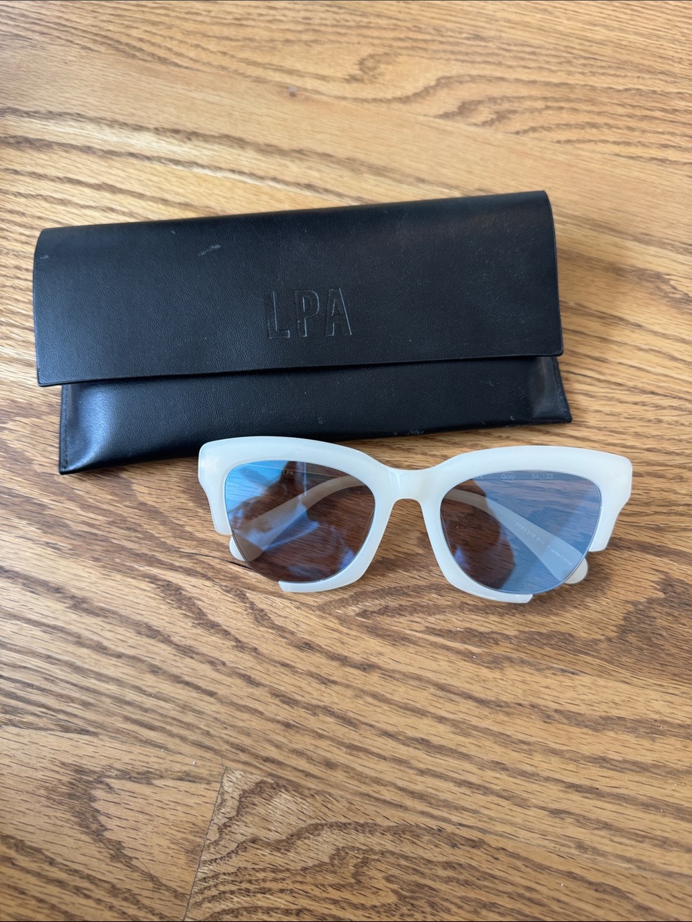 LPA Cream Cat-Eye Sunglasses